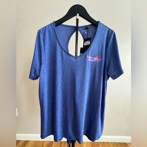 NFL Antigua Super Bowl LVI Woman’s Size XL V-Neck Short Sleeve are